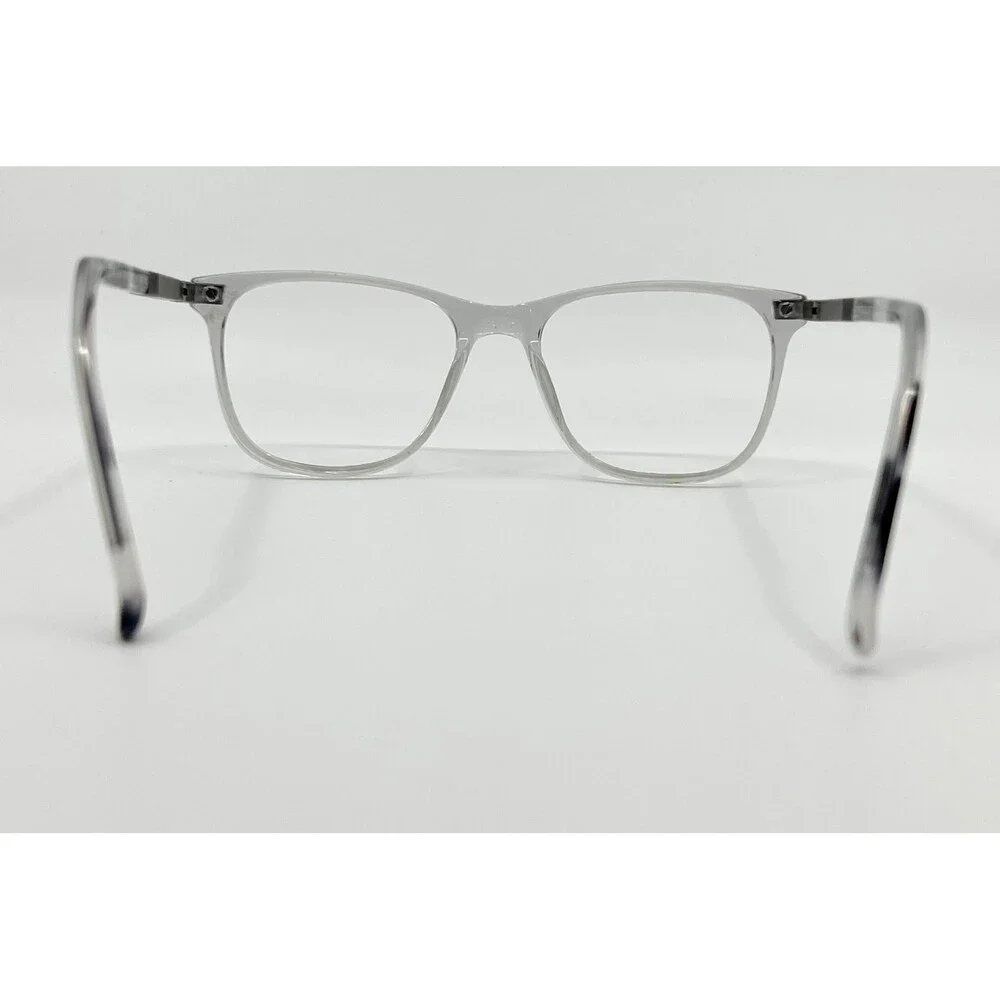 TurboFlex Eyeglasses Frames TF555 Grey Clear Square 48-16-130